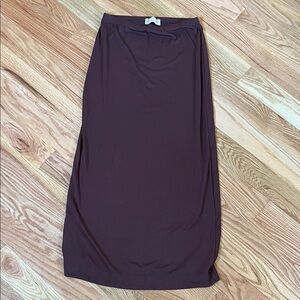 Free People Chocolate Maxi Skirt